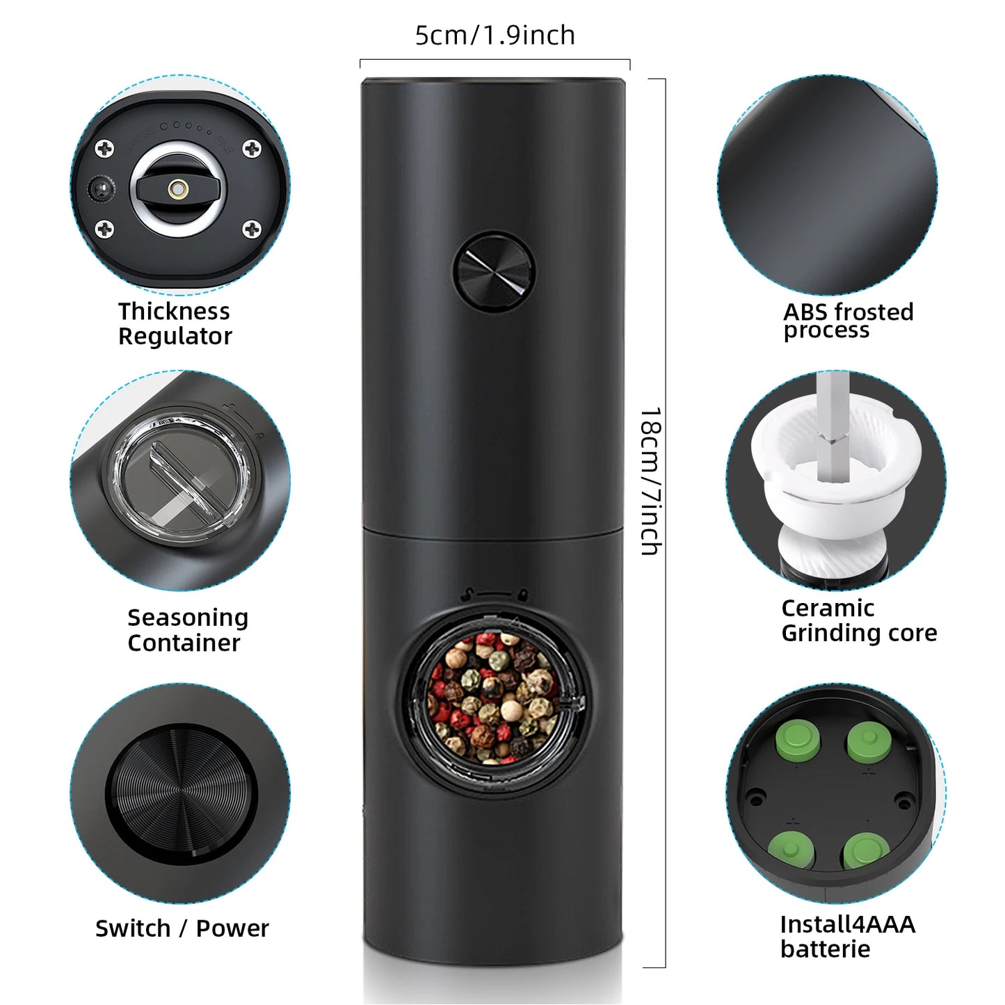 Automatic Salt Pepper Grinder